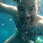 Teams enjoying the beach after the race