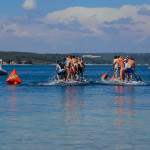 Team Battling to reach finish line first in a Sup race